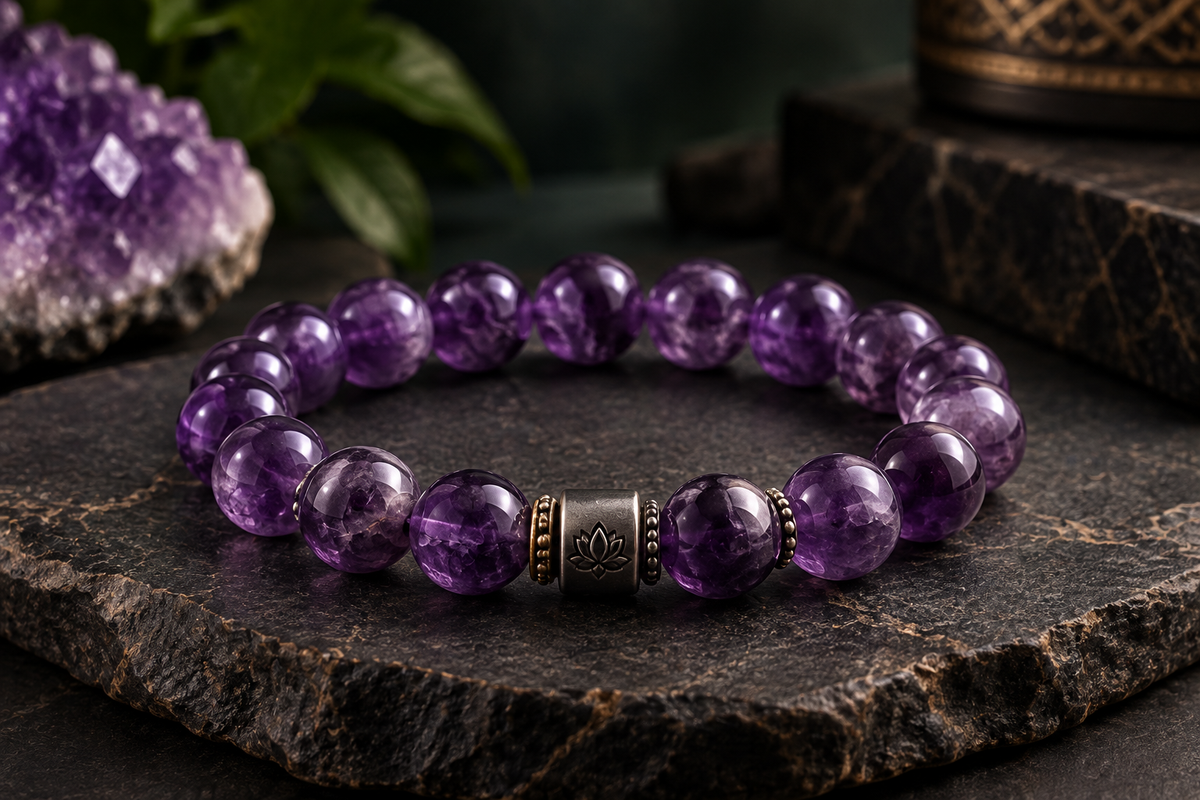 Amethyst Crystal Bracelet for Women