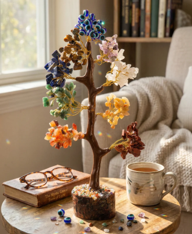 Multicolor Gemstone Wish Tree