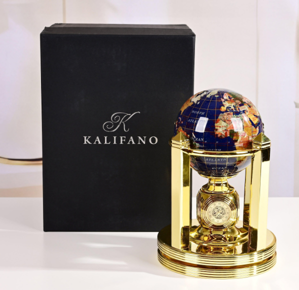 Golden Globe Crystal Executive Desk Decor