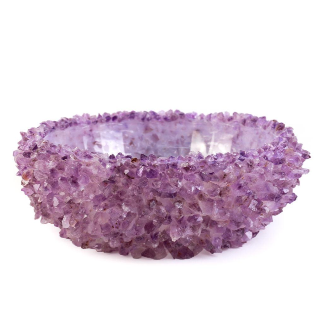 Amethyst Chip Crystal Bowl