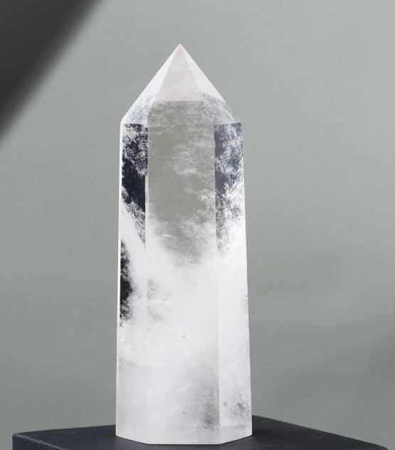 Clear Quartz Natural Crystal Tower
