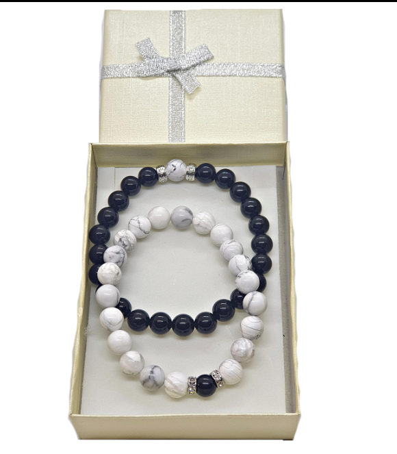 Couple Crystal Heart Set - Living Crystals