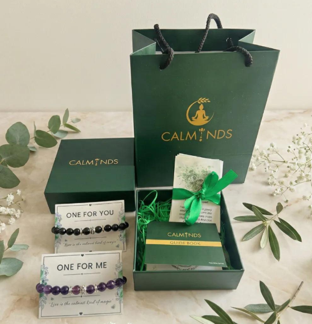 His & Hers Crystal Charm Bracelets - Living Crystals