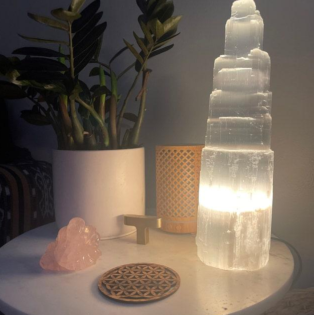 Green Aventurine Crystal Diya
