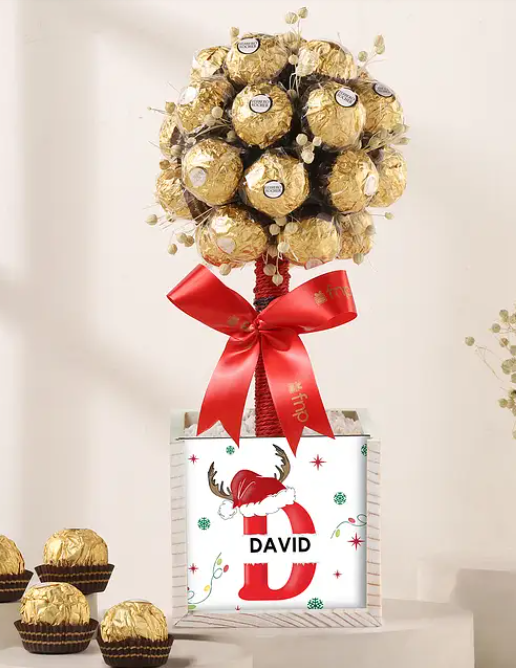 Personalised Ferrero Rocher Chocolate Bouquet