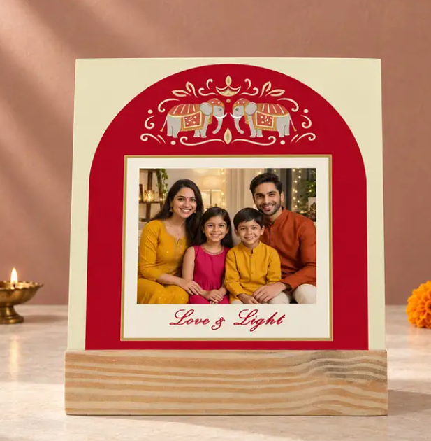 Personalised Diwali Family Photo Frame
