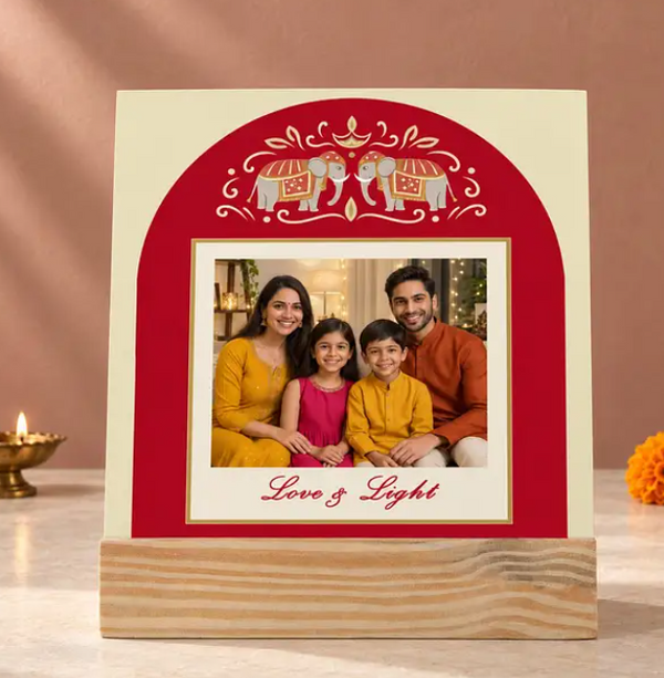 Personalised Diwali Family Photo Frame