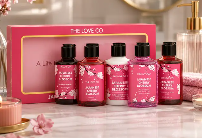 Rose Bath & Body Gift Set
