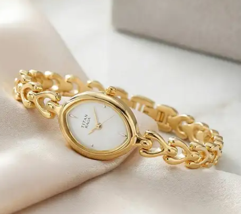 Women's Gold Bracelet Watch