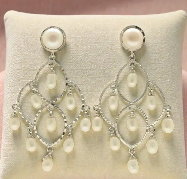 Crystal Chandelier Drop Earrings