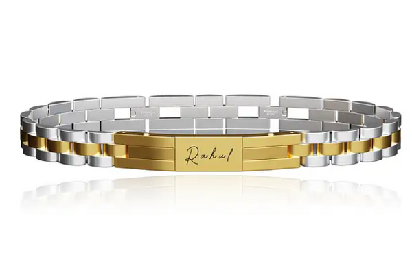 Personalised Engraved Men's Bracelet