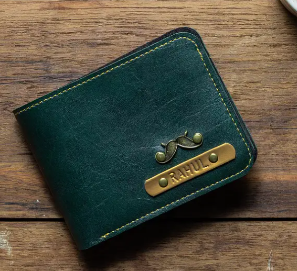 Personalised Men's Leather Wallet