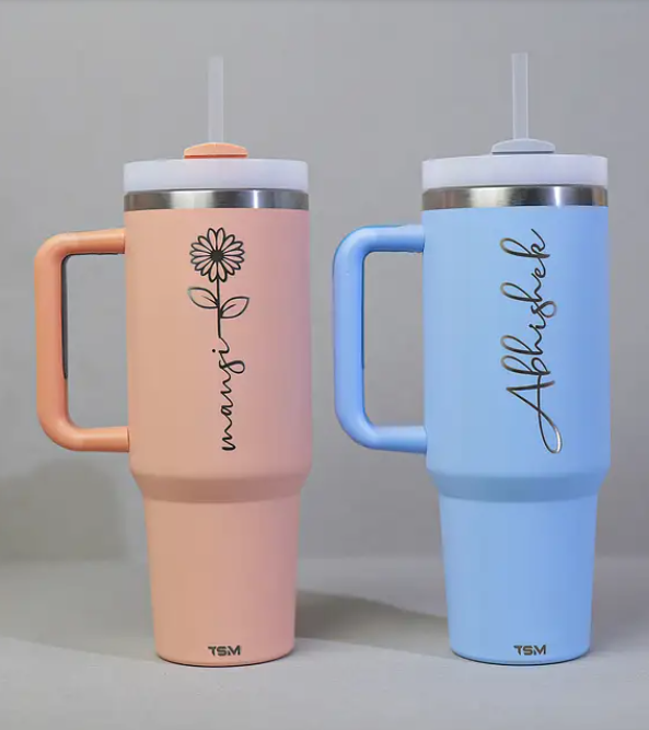 Personalised Tumbler Pair