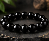 Black Obsidian Crystal Bracelet for Men product image