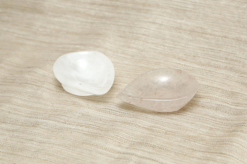 Clear Quartz Crystal Diya