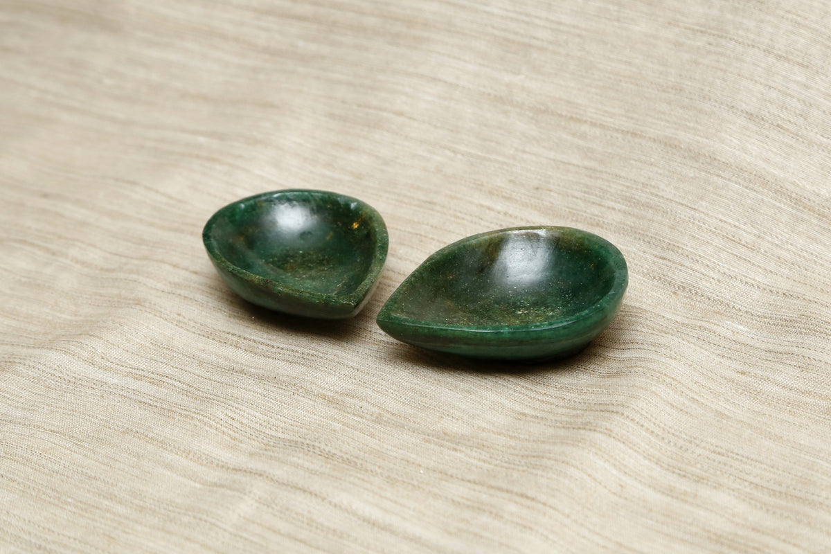 Jade Crystal Diya