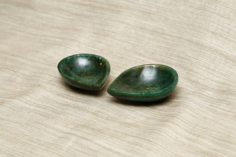 Jade Crystal Diya