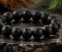 Lava Stone Crystal Bracelet for Men product image