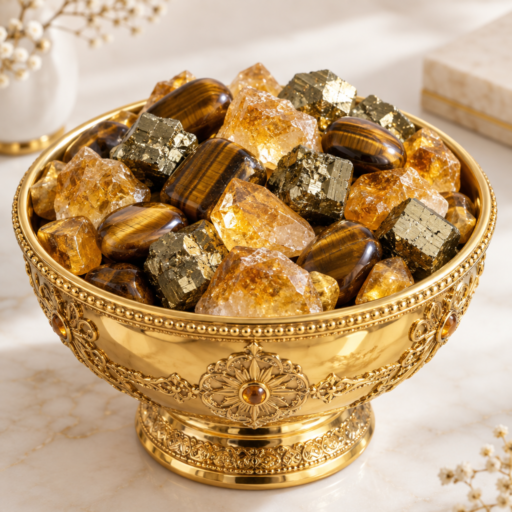 Luxury Gold Money Magnet Bowl