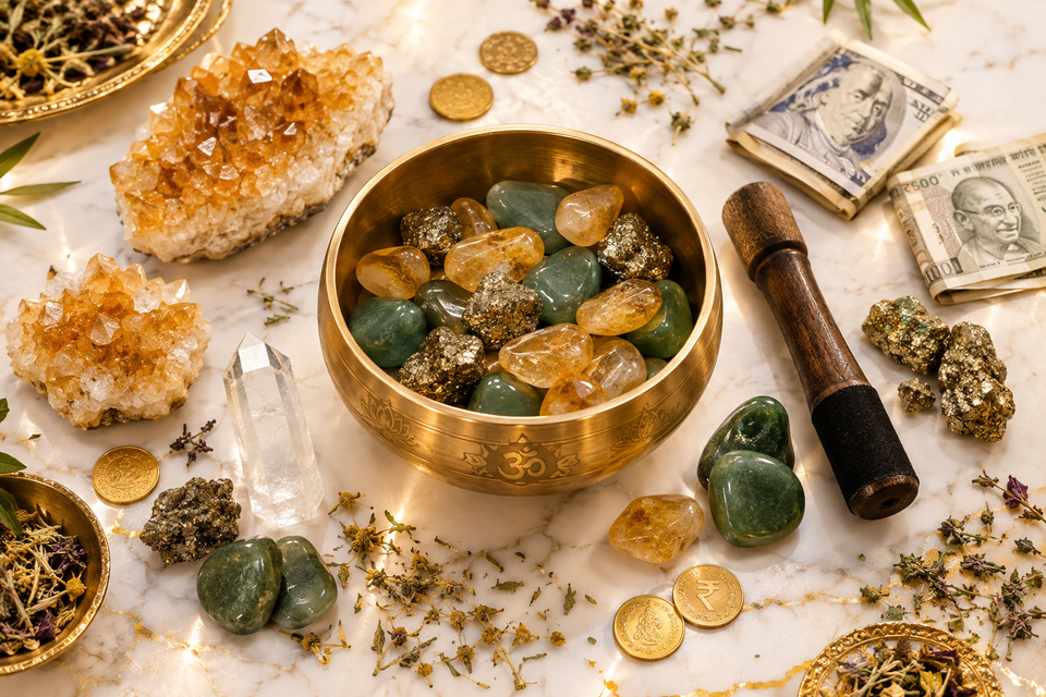 Money Magnet Crystal Bowl