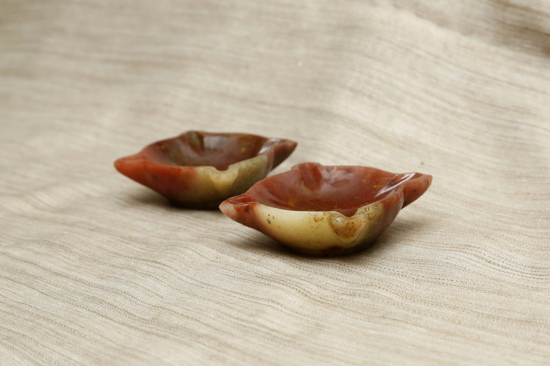 Red Jasper Crystal Diya
