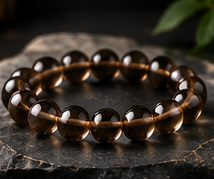 Smoky Quartz Crystal Bracelet for Men product image